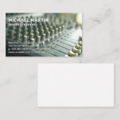 Geluidsmixer | Equalizer Tech | Producent Visitekaartje (Voorkant / Achterkant)