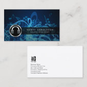 Geluidsmonteur Bold Headphones Icon Visitekaartje (Voorkant / Achterkant)