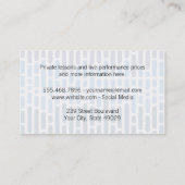 Geluidspatronen Visitekaartje (Achterkant)