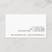 Geluidspictogram Visitekaartje (Achterkant)