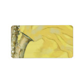 Geluidsplaat, etiket (Voorkant)