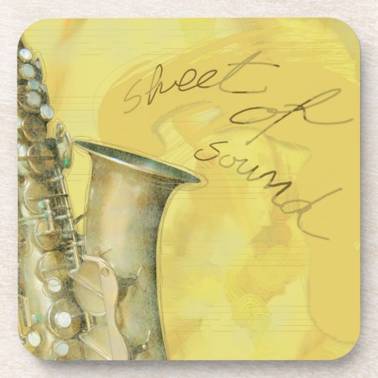 Geluidsplaat, kurkonderzetter drankjes onderzetter (Voorkant)