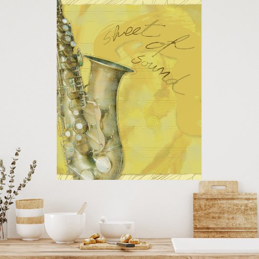 Geluidsplaat, poster (Keuken)