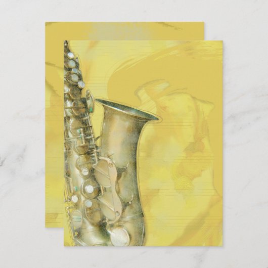 Geluidsplaat, uitnodiging (Voorkant / Achterkant)