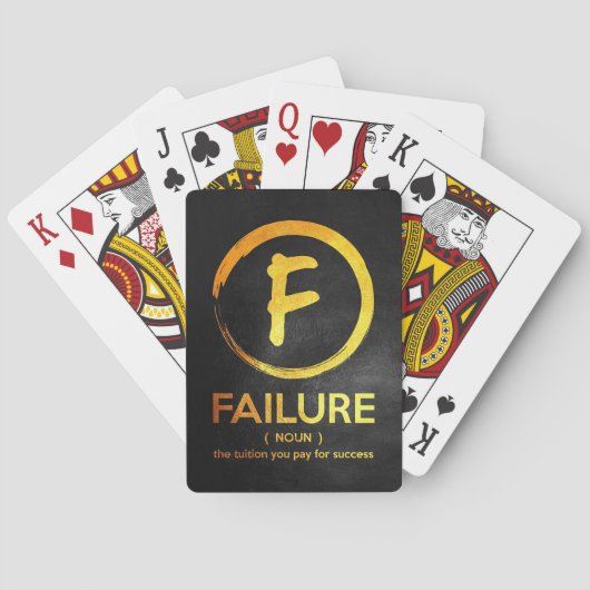 Geluidsprijsopgave Definitie van foutmelding Pokerkaarten (Achterkant)