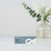 Geluidsprofielkaart Mini Visitekaartje (Staand voorkant)