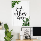 Geluidsquote Goede alleen-kwabben Poster (Thuiskantoor)