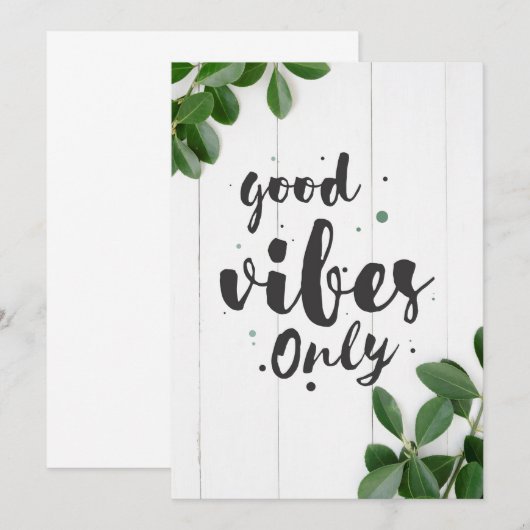 Geluidsquote Goede alleen-kwabben Save The Date (Voorkant / Achterkant)