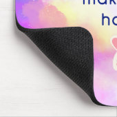 Geluidsquote met Abstracte surrealistische wolken Muismat (Hoek)