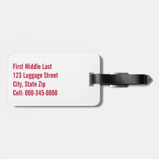 Geluidsslaapbeeld Siamese Kitten-foto Bagagelabel (Achterkant horizontaal)