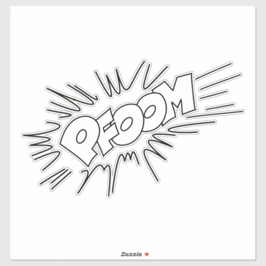 geluidsstrikken — onomatopoëtisch geluid sticker (Vel)