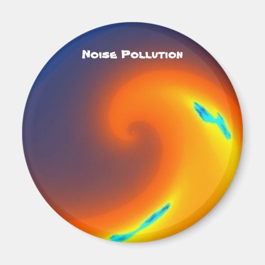 Geluidsstroom Geluidsvervuilingsmagneet Magneet (Voorkant)