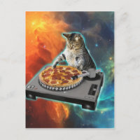 Geluidstabel van cat dj disk jockey