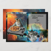 Geluidstabel van cat dj disk jockey kaart (Voorkant / Achterkant)