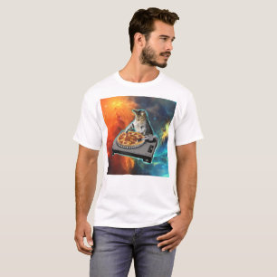 Geluidstabel van cat dj disk jockey t-shirt