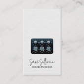 Geluidstechnicus Audio Engineering Visitekaartje (Voorkant)
