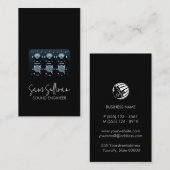 Geluidstechnicus Audio Engineering Visitekaartje (Voorkant / Achterkant)