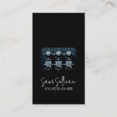 Geluidstechnicus Audio Engineering Visitekaartje (Voorkant)