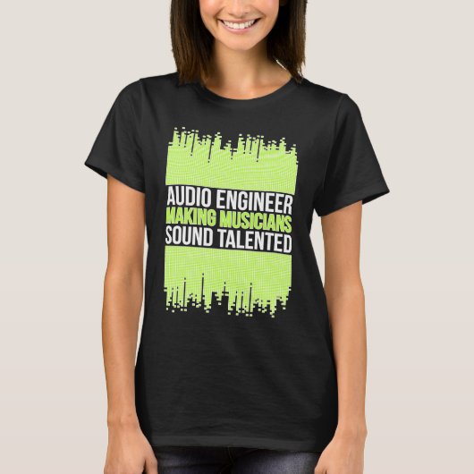 Geluidstechnicus Audiotechniek T-shirt (Voorkant)