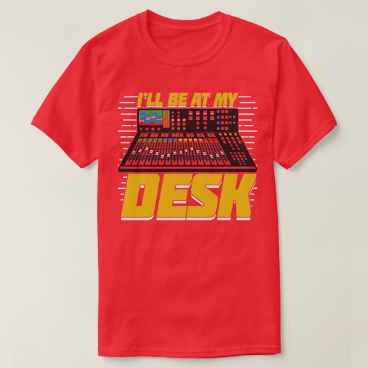 Geluidstechnicus — Cadeaus geluidstechnicus T-shirt (Design voorkant)