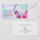 geluidstechnicus De Jay Visitekaartje (Voorkant / Achterkant)