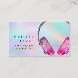 geluidstechnicus De Jay Visitekaartje