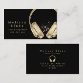 geluidstechnicus De Jay Visitekaartje (Voorkant / Achterkant)