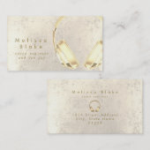 Geluidstechnicus Dee Jay Faux Gold Hoofdtelefoon Visitekaartje (Voorkant / Achterkant)