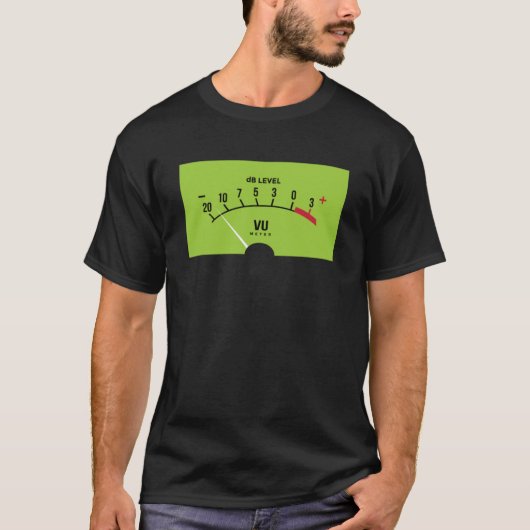 geluidstechnicus, opnametechnicus t-shirt (Voorkant)