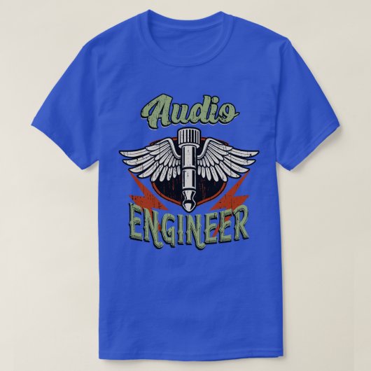 Geluidstechnicus van de audiotechnicus t-shirt (Design voorkant)