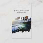 geluidstechnicus visitekaartje (Voorkant)