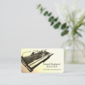 Geluidstechnicus Visitekaartje (Staand voorkant)