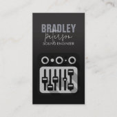 Geluidstechniek Audio Engineer Visitekaartje (Voorkant)