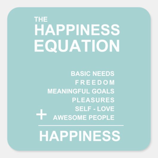 Geluidsvergelijking Vierkante Sticker (Voorkant)