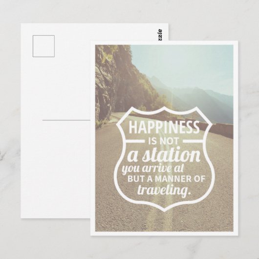 Geluidsverhogende levenstips QuoteArt Briefkaart (Voorkant / Achterkant)