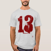 geluk 13 t-shirt (Voorkant)