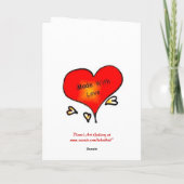 Geluk aan Moeders overal Kaart (Achterkant)