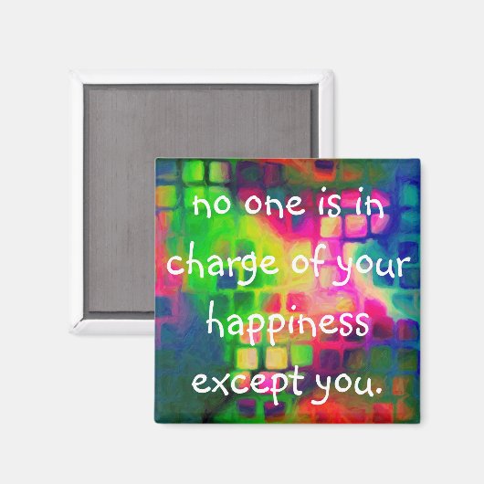 Geluk aanmoediging magneet (Voorkant / Achterkant)