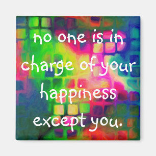 Geluk aanmoediging magneet