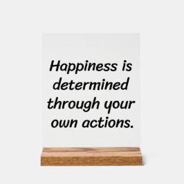 Geluk Acryl Teken Acryl Bord