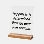 Geluk Acryl Teken Bord (Hoek)