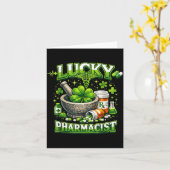 Geluk Apotheker St Patricks Dag Apotheek Medisch Kaart (Gele Bloem)