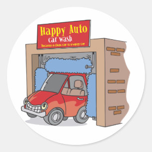 Geluk Auto Car Wash Stickers
