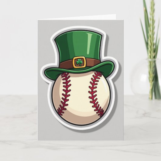 Geluk Baseball Pet Kaart (Voorkant)