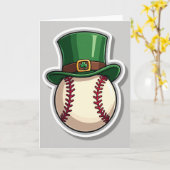 Geluk Baseball Pet Kaart (Gele Bloem)