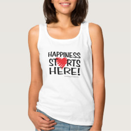 Geluk begint hier! t-shirt