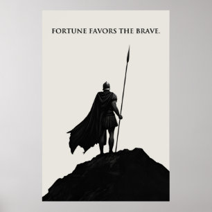 Geluk begunstigt de dapperen poster