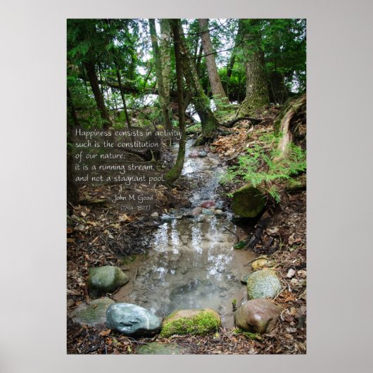 Geluk bestaat uit activiteit poster (Voorkant)