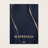 Geluk Betekenisvolle Oorbel Sieraden Display Kaart (Achterkant)