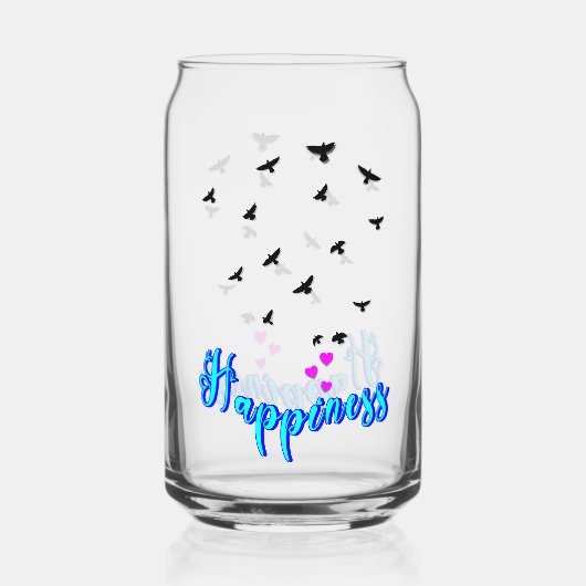 Geluk Blikvorm Glas (Voorkant)